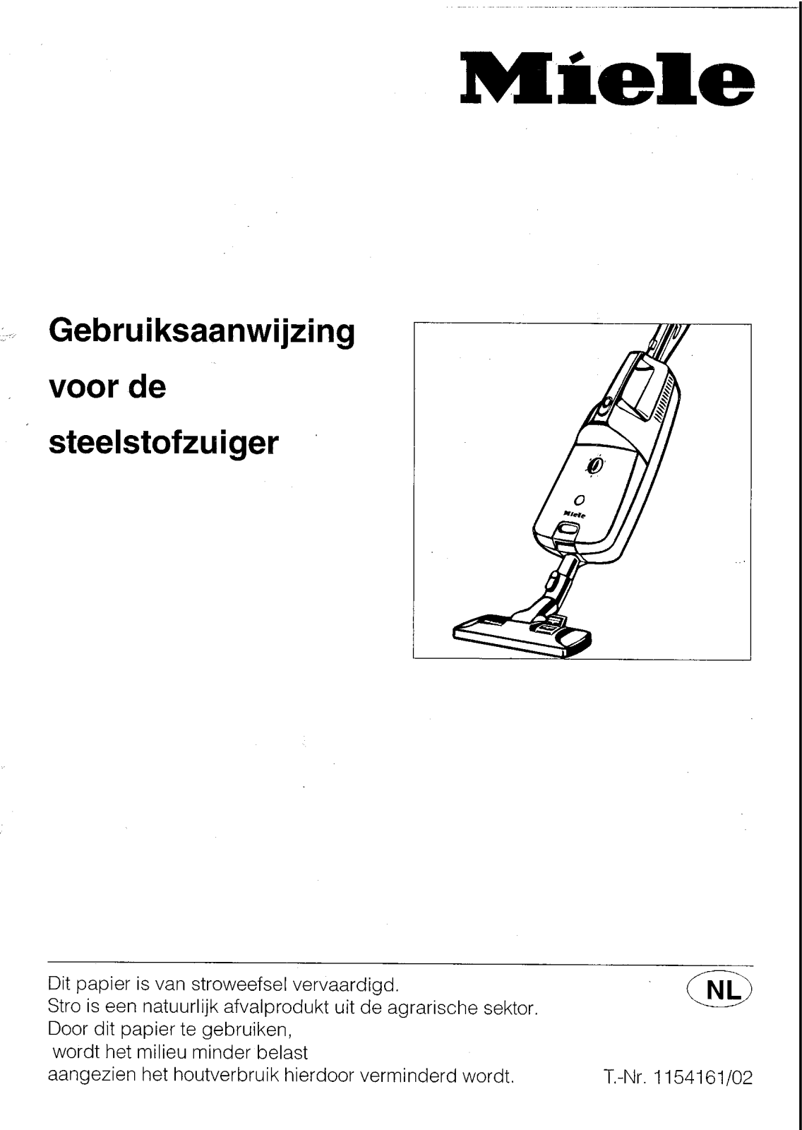 Miele S 125 User manual