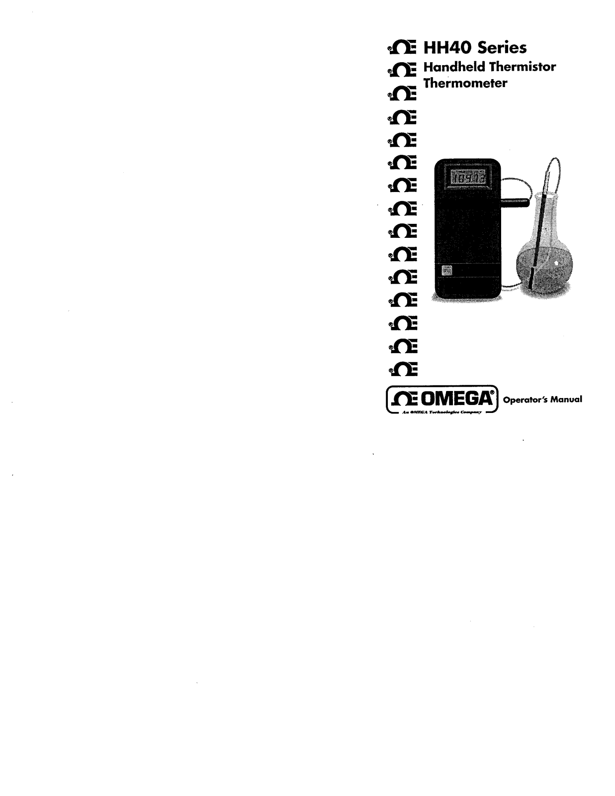 Omega HH40 User Manual