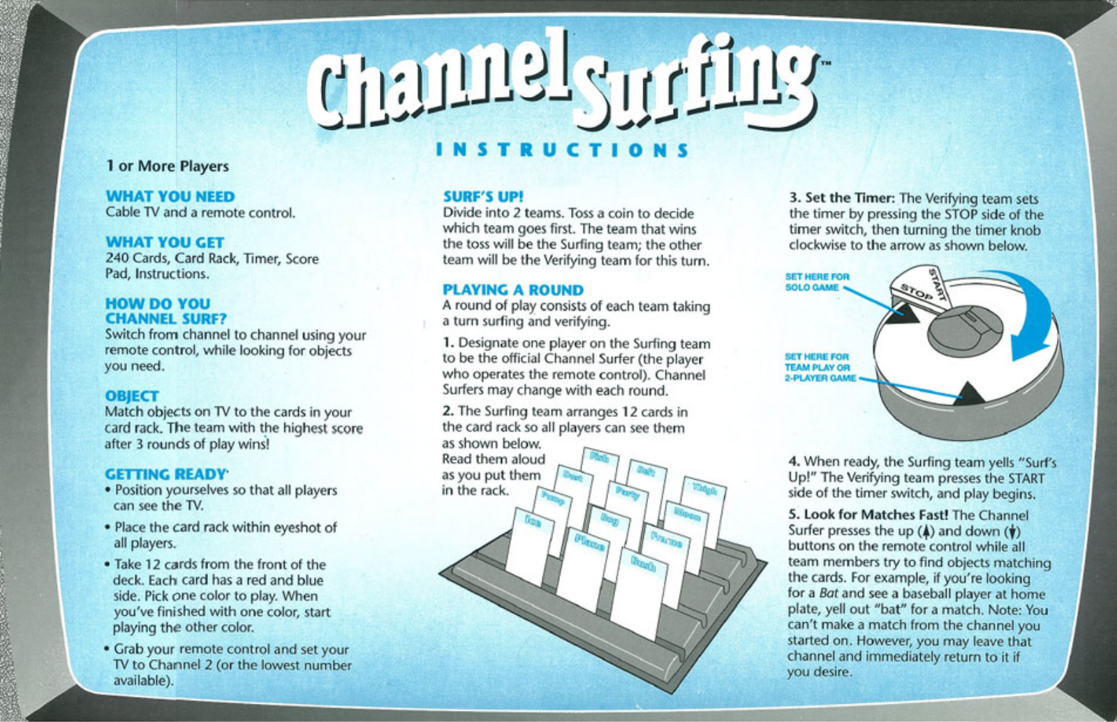 HASBRO Channel Surfing User Manual