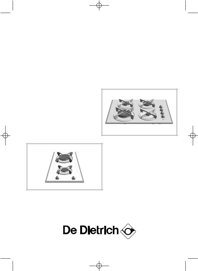DE DIETRICH DTG303XL1 User Manual