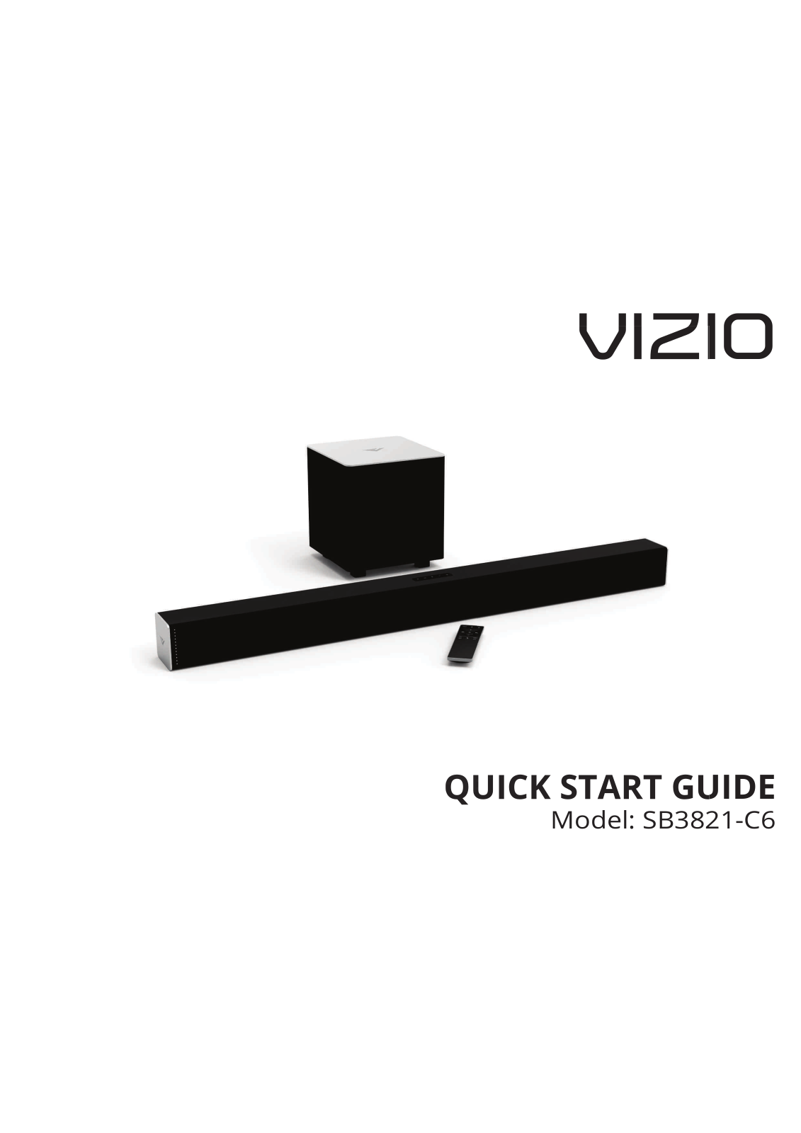 VIZIO S3821-C6 User Manual