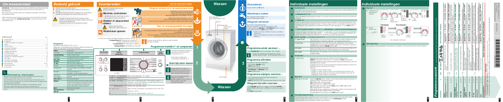 Bosch WAS32470NL User manual