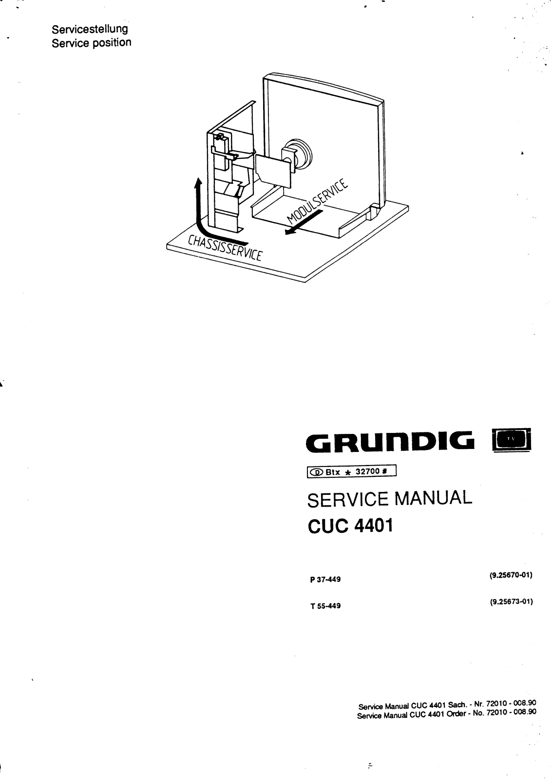 grundig cuc-4401 Service Manual