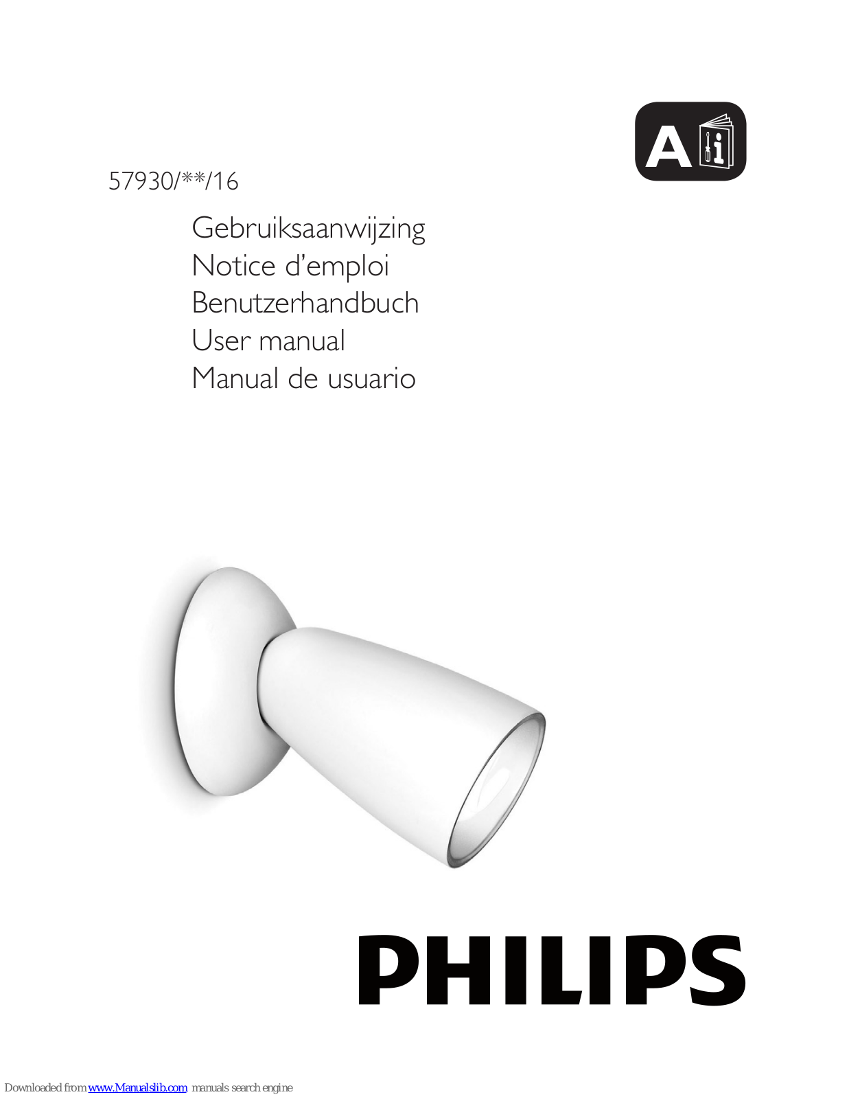 Philips 57930/**/16 User Manual