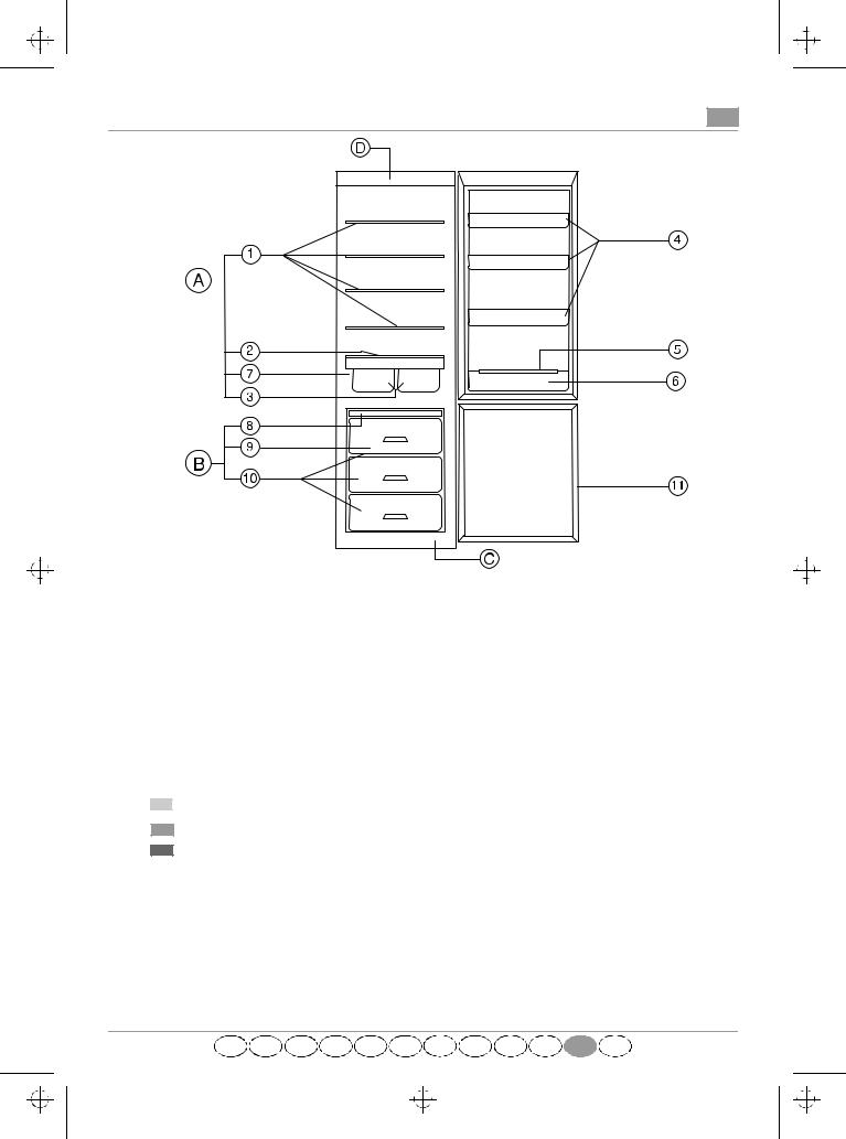 Whirlpool KGB 3300, KGA 3302, KGA 3602, KGCT 3357/2, KGCT SYMPHONY PROGRAM CHART