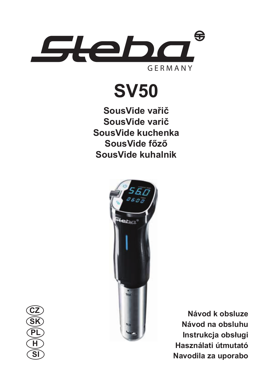 Steba SV 50 User Manual