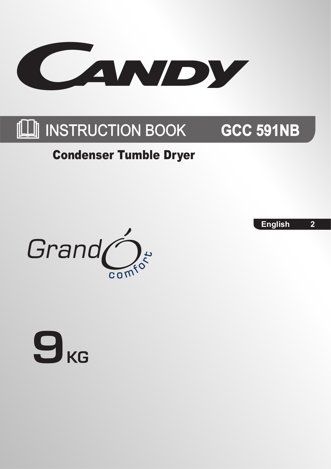 Candy GCC592NB Instruction manual