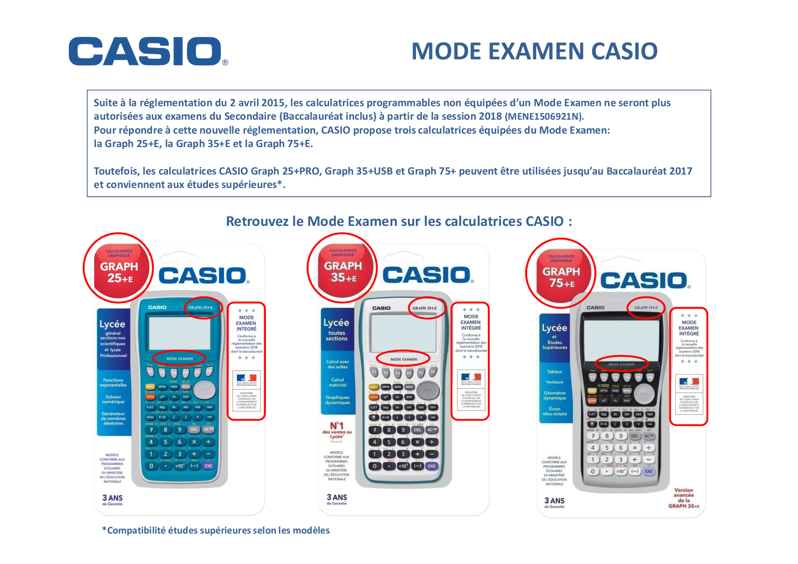 Casio GRAPH 75+E, GRAPH 25+ E, GRAPH 35+ E User Manual