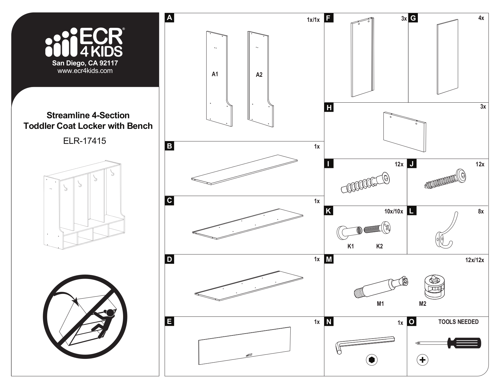 ECR4kids NY3871 Installation & Assembly - ManualMachine.com