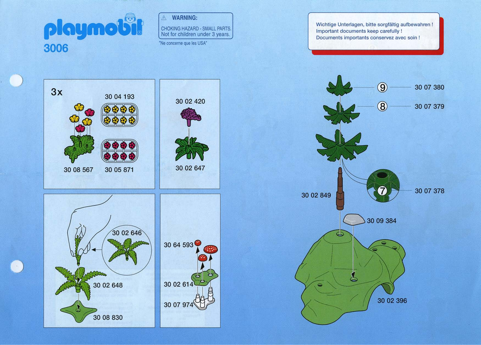 Playmobil 3006 Instructions