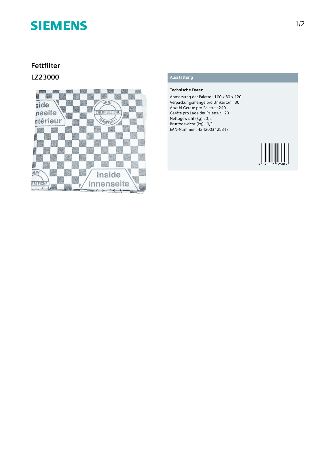 Siemens LZ23000 User Manual