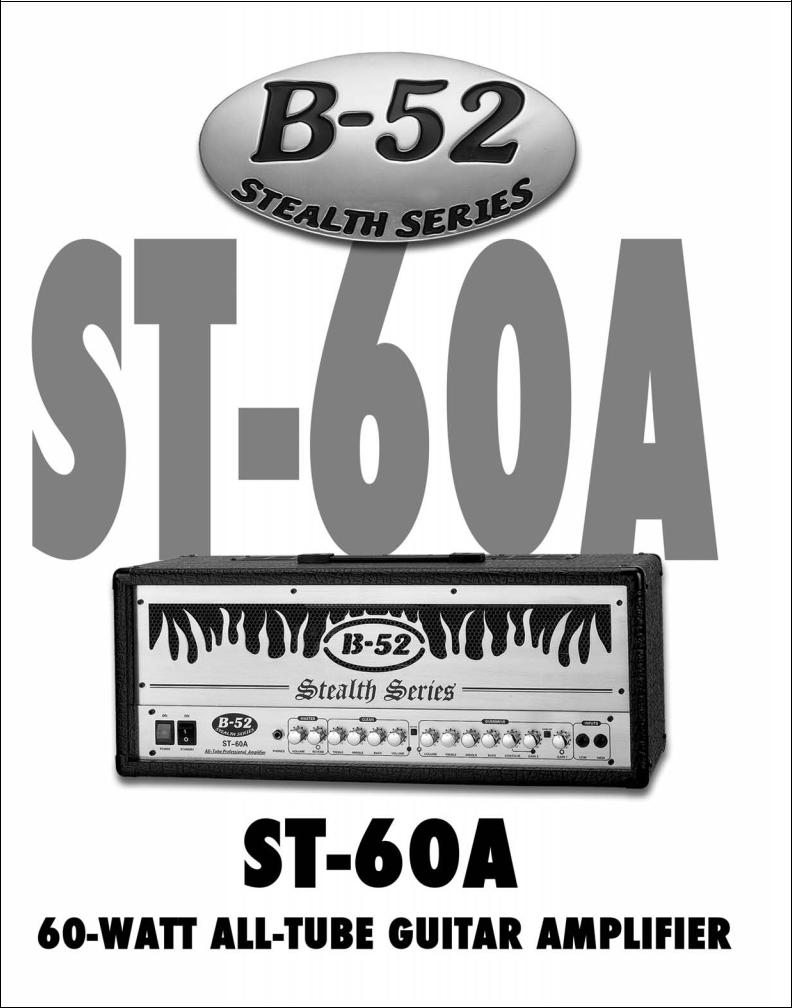 B-52 ST60A User Manual