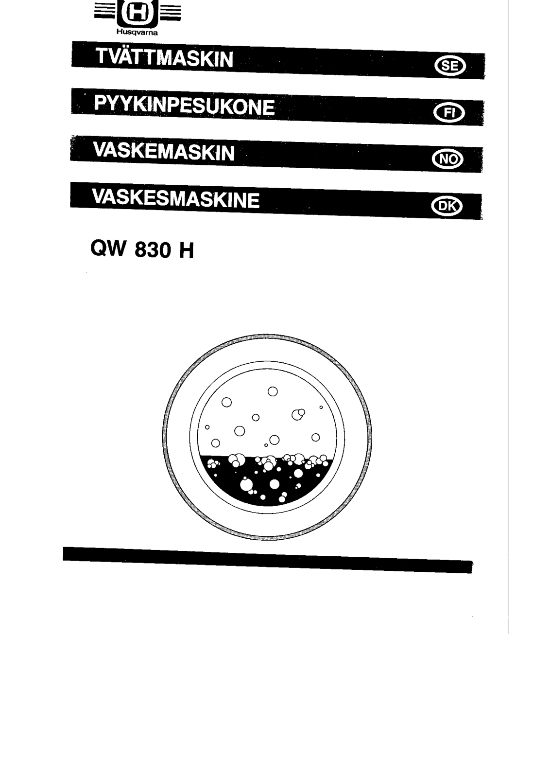 Husqvarna QW830H User Manual