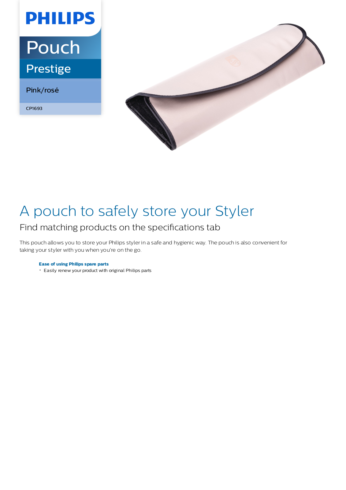 Philips CP1693/01 leaflet - ManualMachine.com