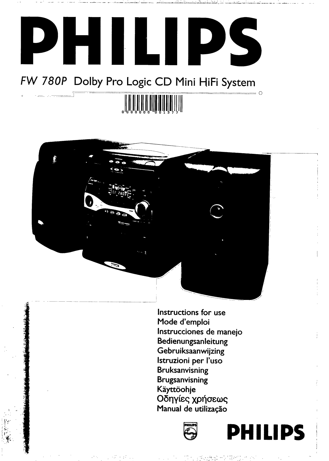 Philips FW780P/22, FW780P/21S User Manual