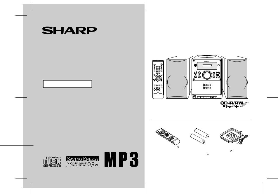 Sharp CP-S10H, XL-MP10H User Manual