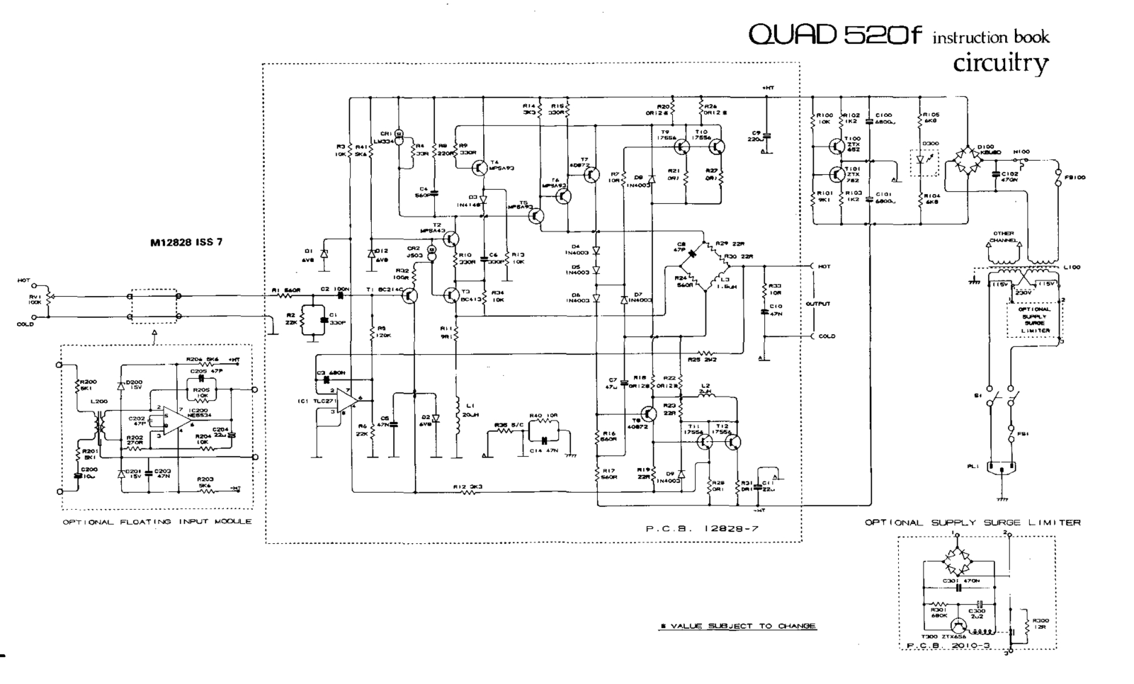 Quad 520-F Schematic