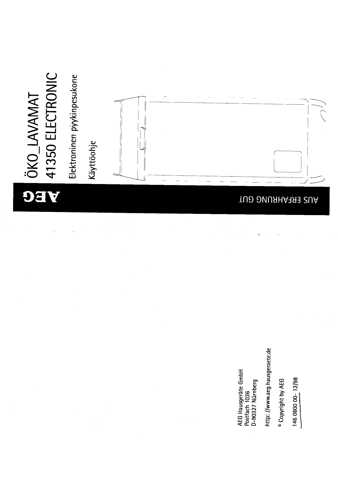 AEG LAV41350 User Manual