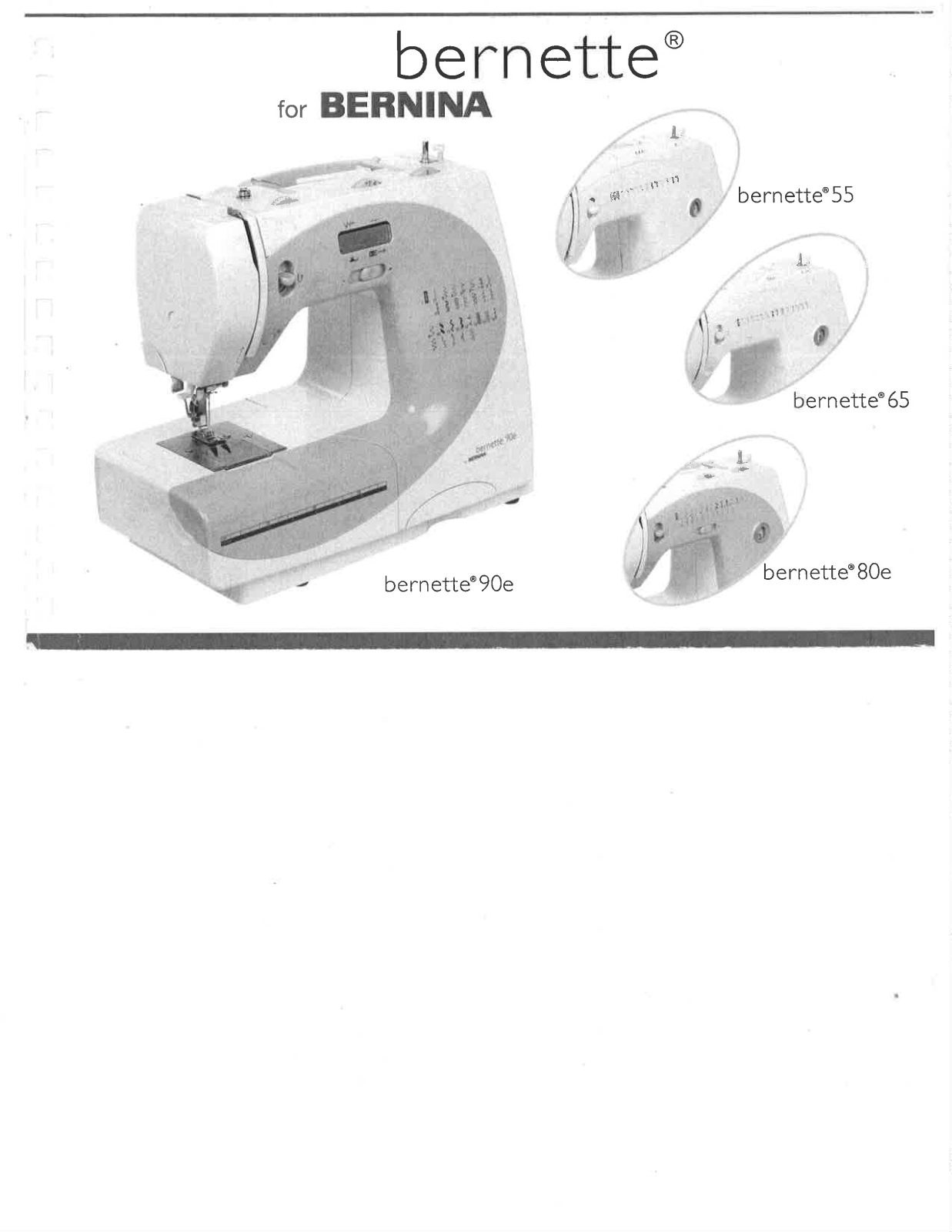 Bernina Bernette 55 User Manual