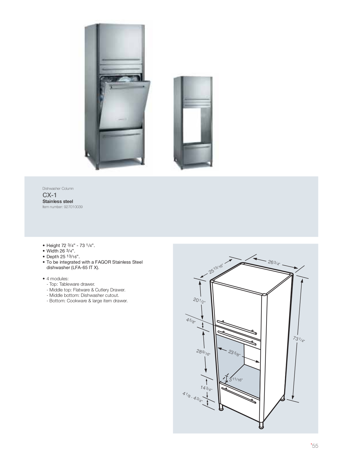 Fagor Commercial CX-1 User Manual