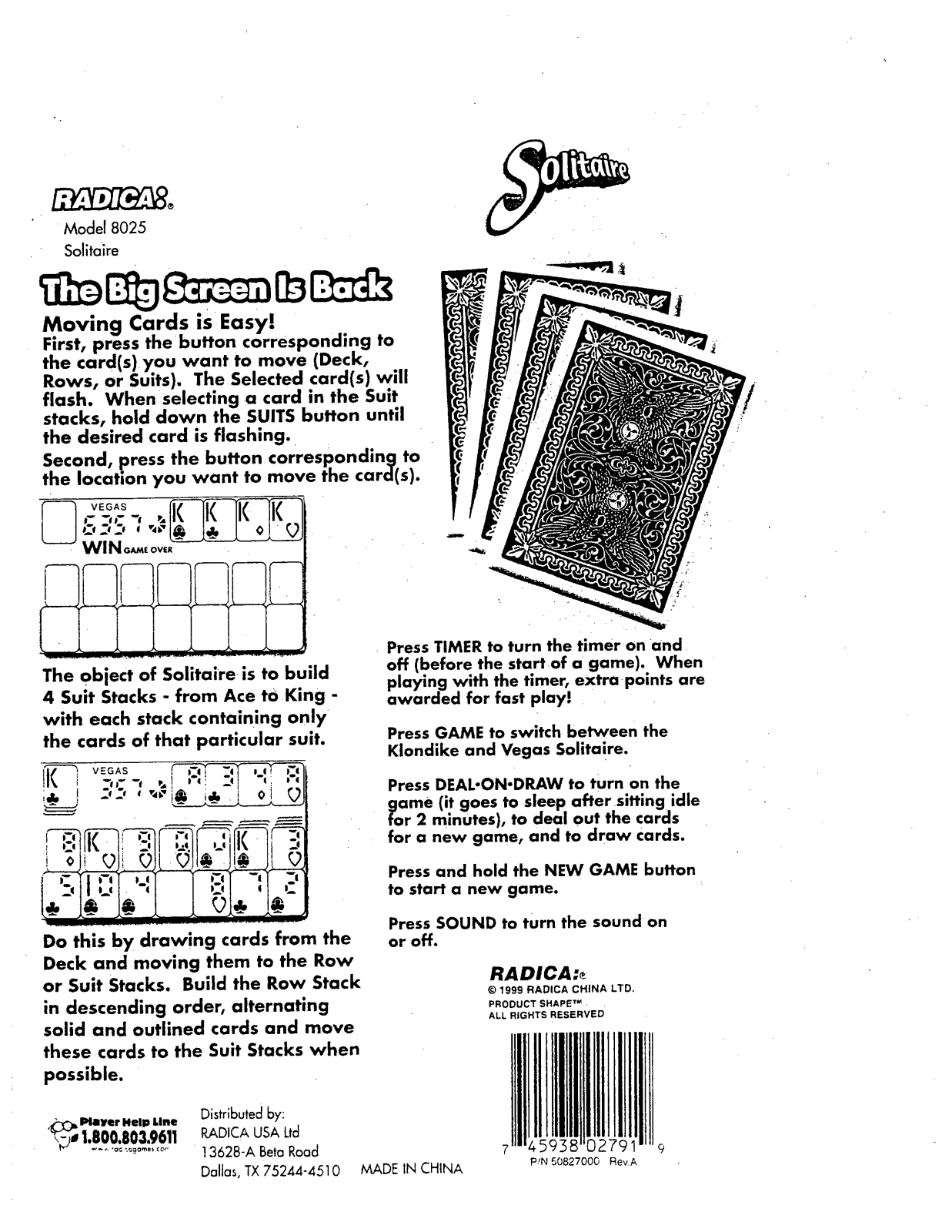 Fisher-Price I8025 Instruction Sheet