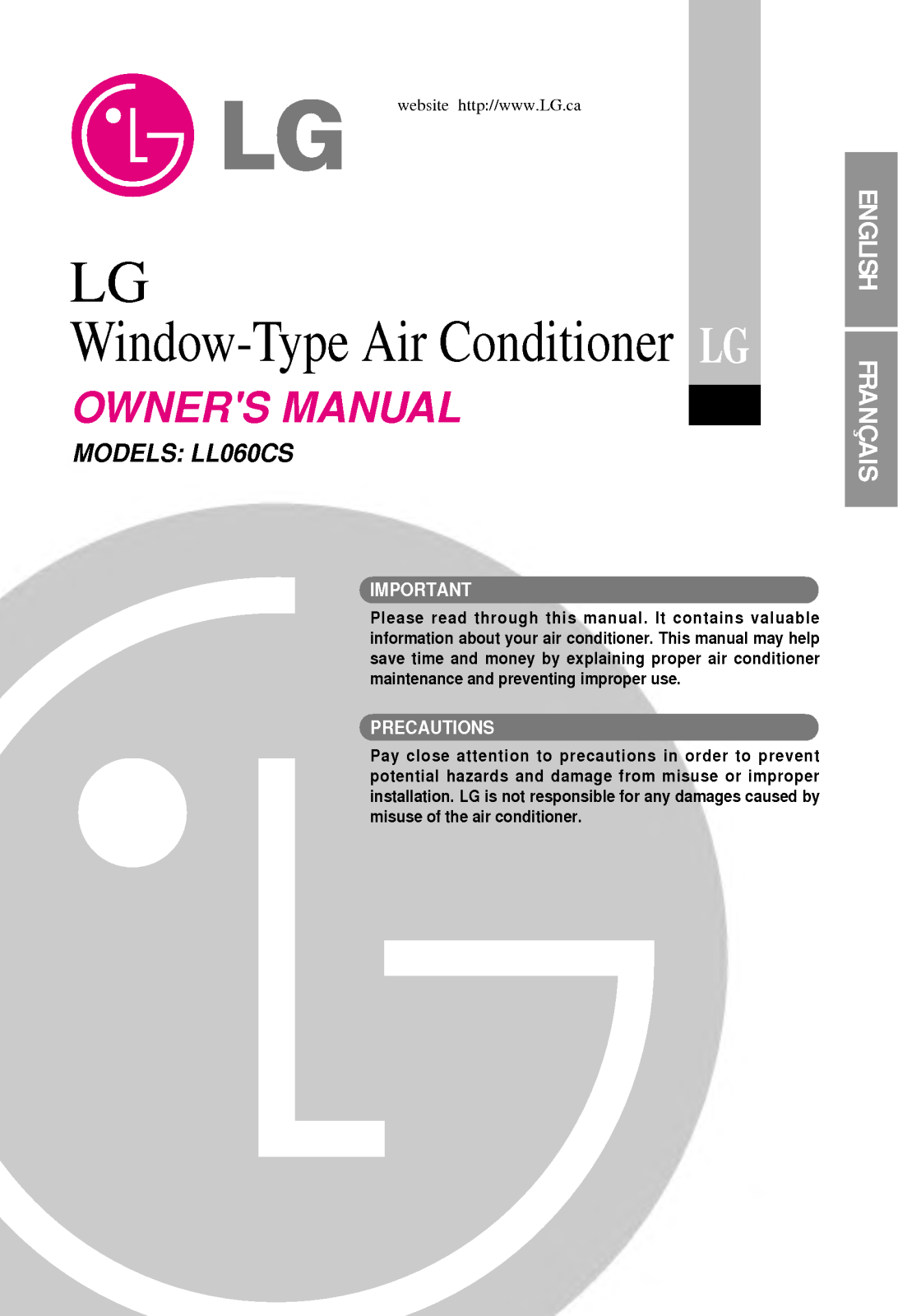 LG LL060CS User Manual