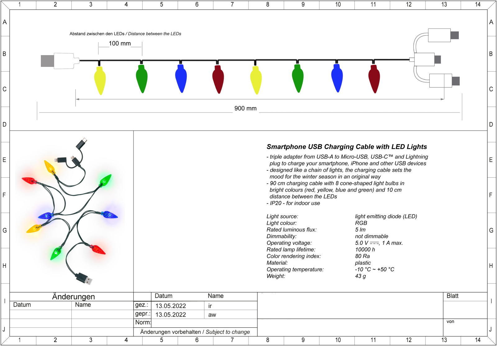 Goobay I-LED-CHAIN-USB Datasheet - ManualMachine.com
