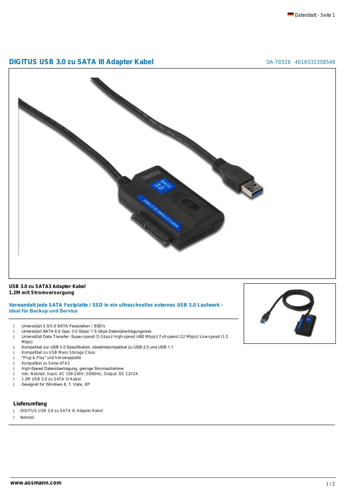 Digitus DA-70326 User Manual