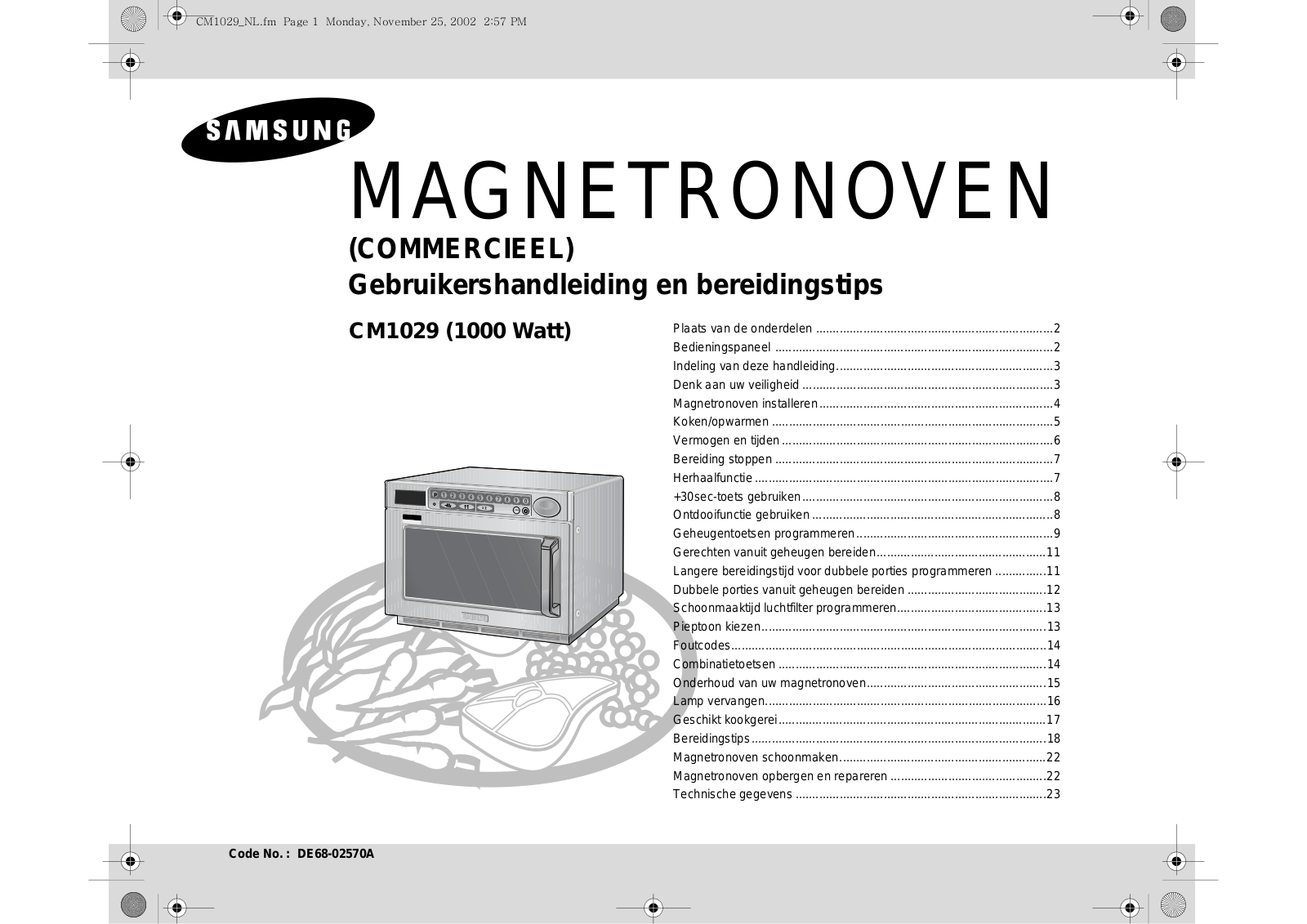 Samsung CM1029 User Manual