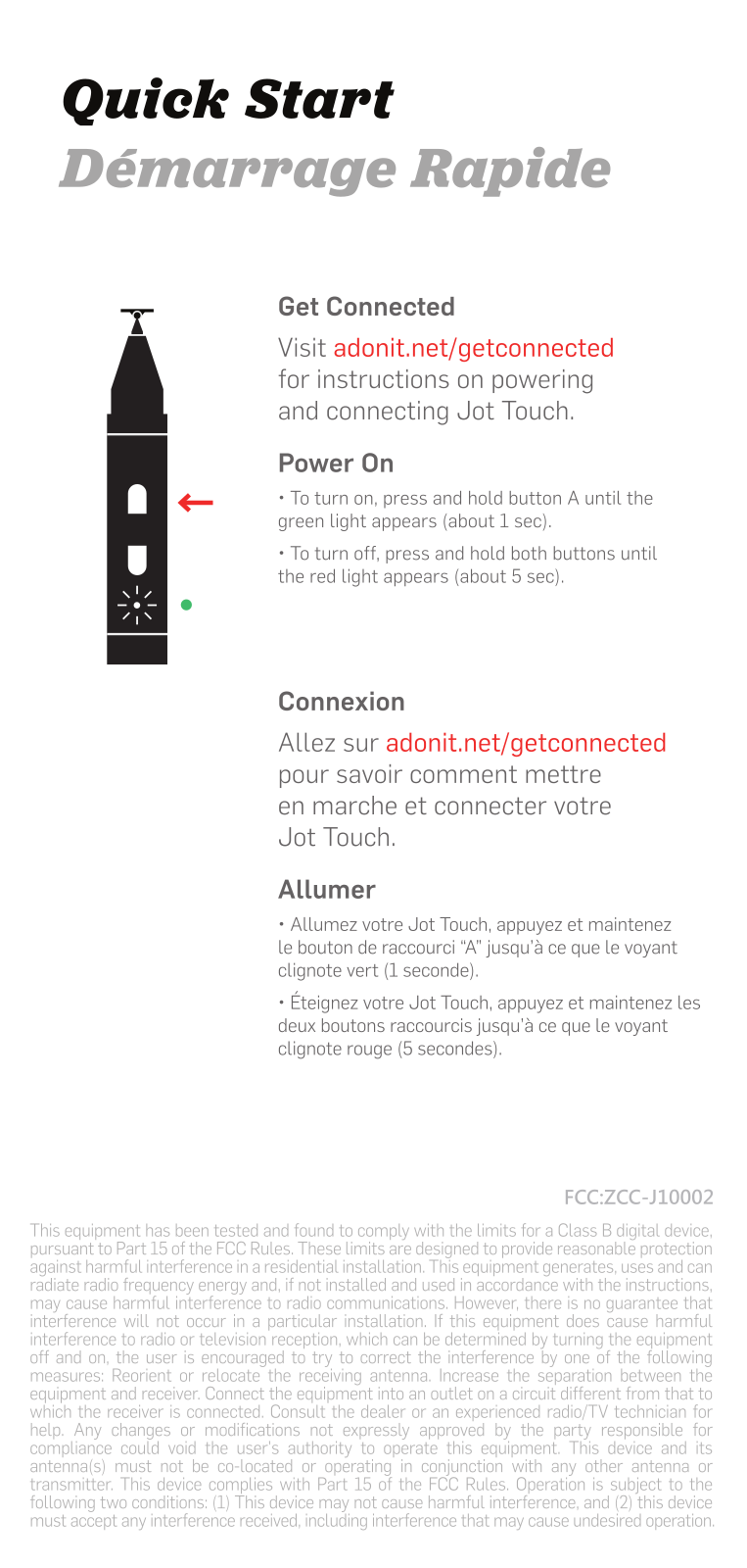 Adonit J10002 User Manual