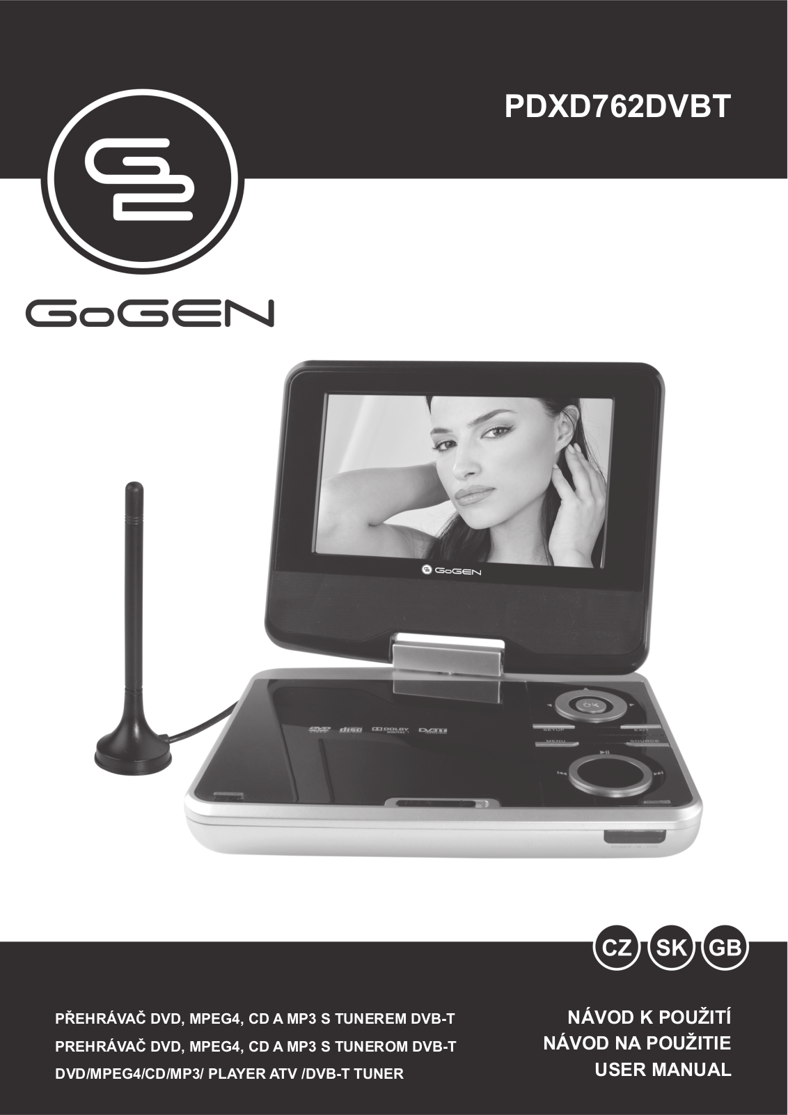 GoGEN PDXD762DVBT User Manual