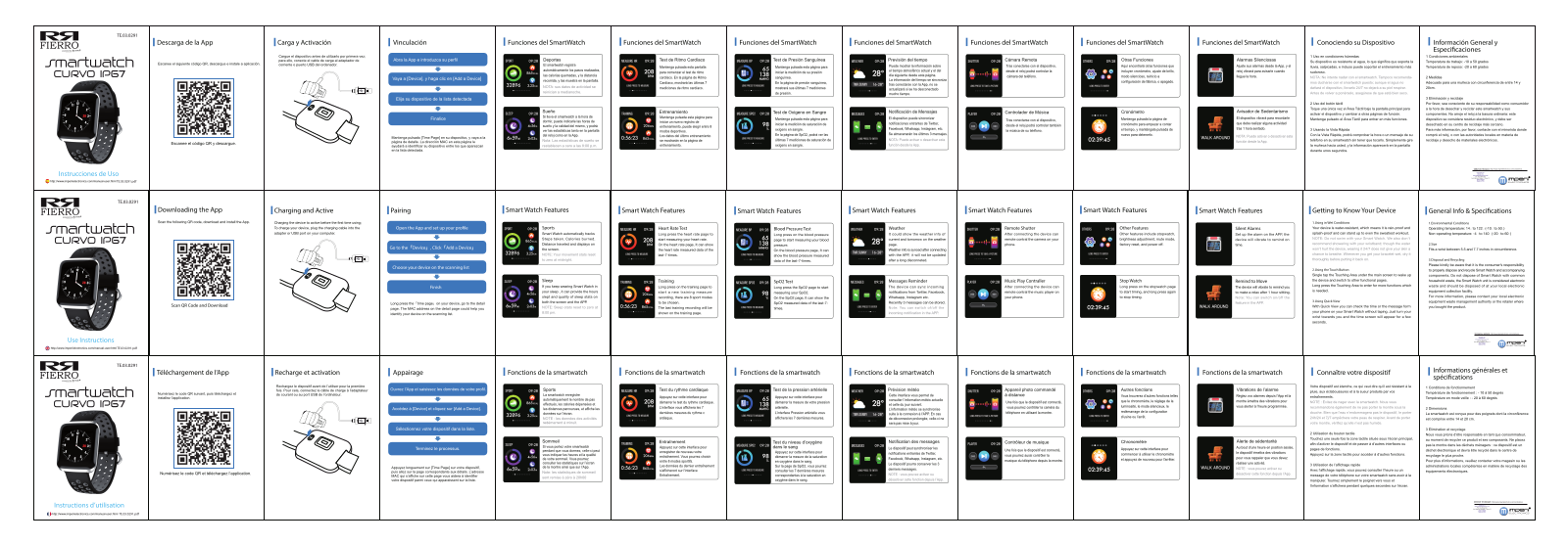 imperii electronics SmartWatch Curvo IP67 Instruction Manual