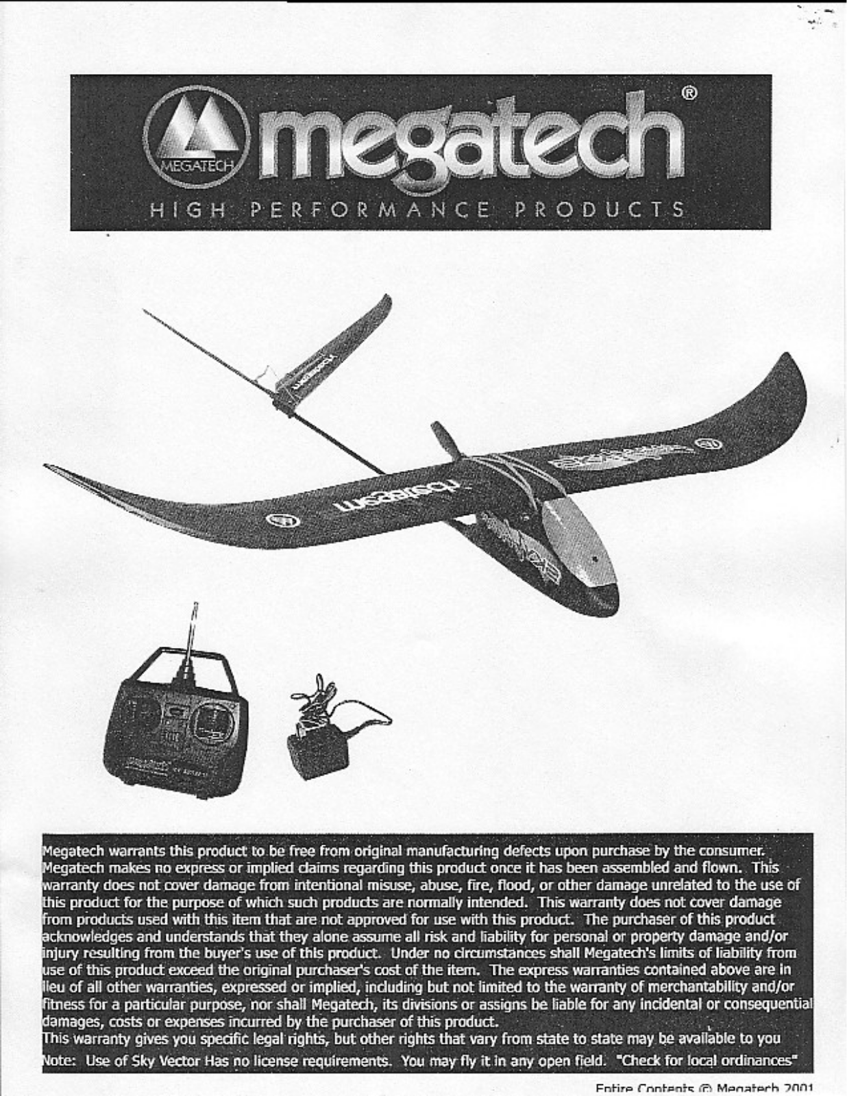 Megatech MTC993011 Instruction Manual