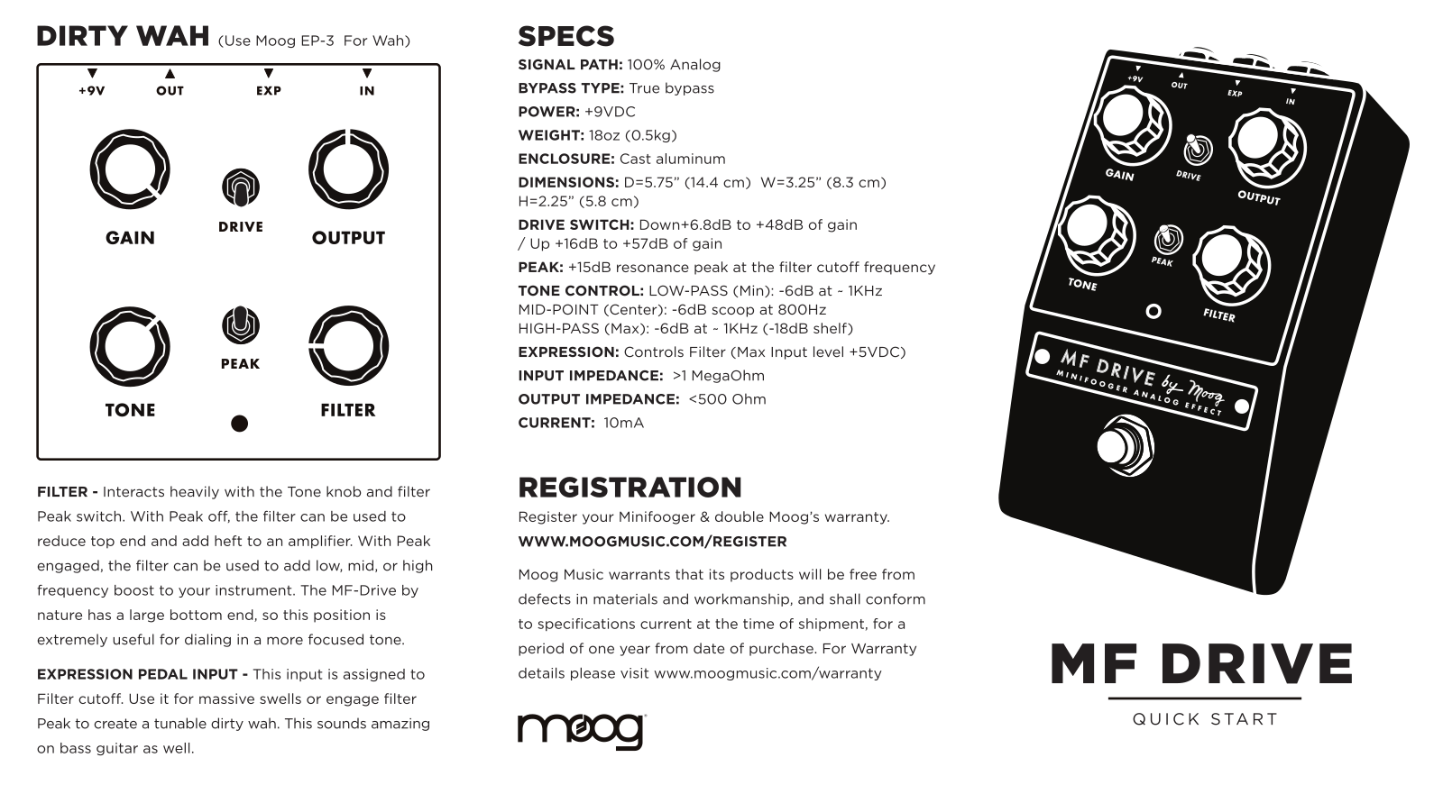 Moog MF Drive Quick Start Guide