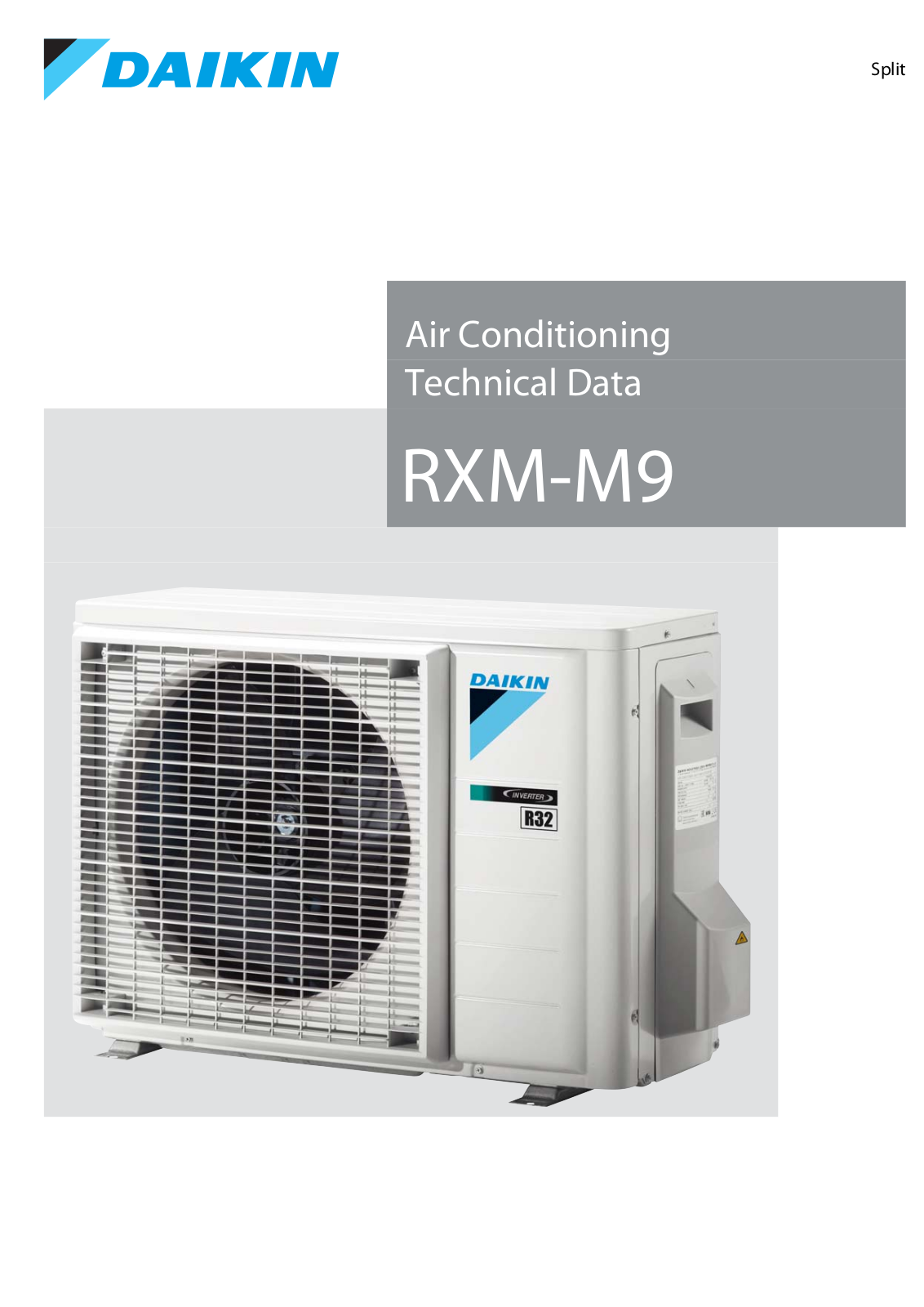 Daikin RXM-M9 Technical Data Manual