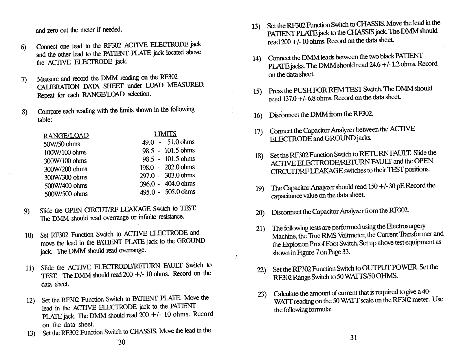 Bio-Tek RF-302 Technical description