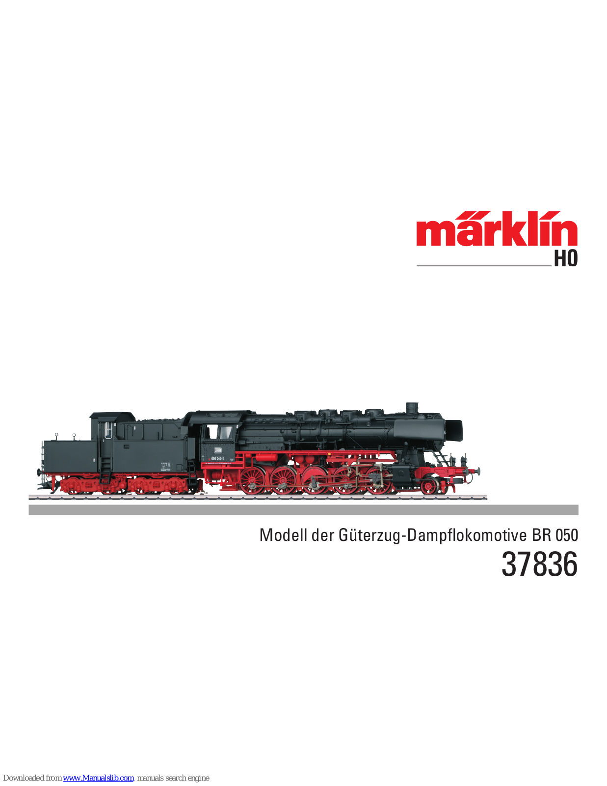 Märklin 37836 User Manual - ManualMachine.com
