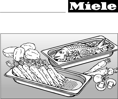 Miele DG 5061, DG 5061-55 Instructions Manual