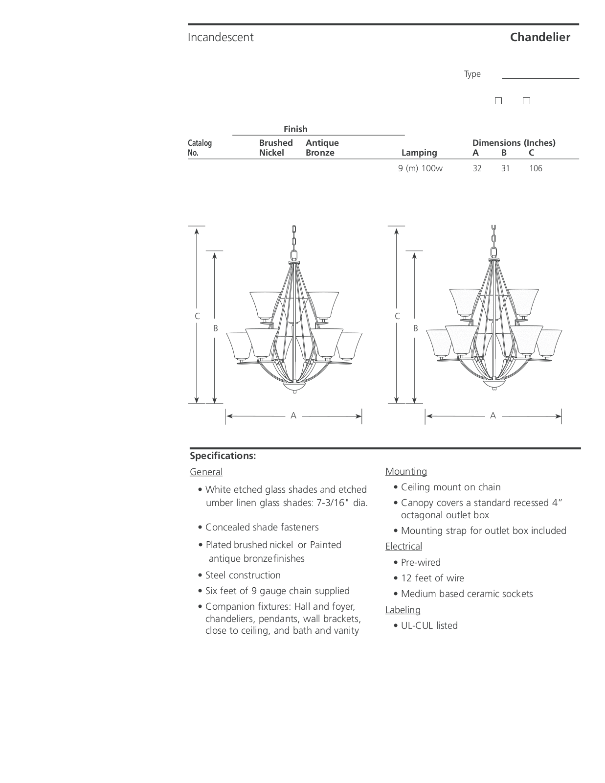Fleur De Lis Living FDLL6923 Specifications - ManualMachine.com