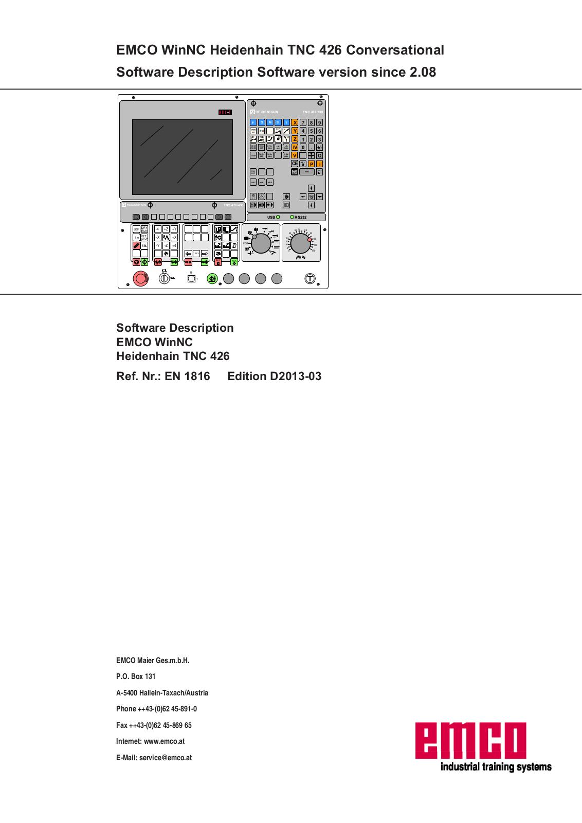 emco winnc 426 User Manual