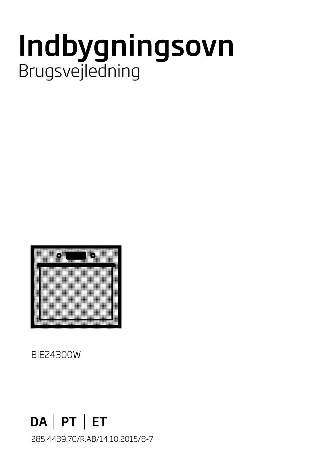 Beko BIE24300W User manual