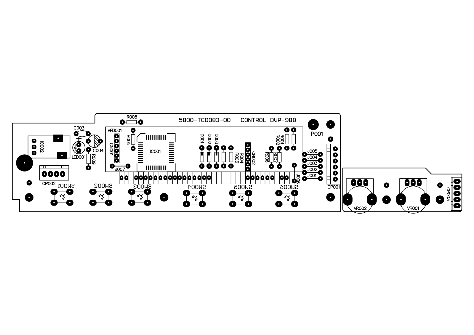 Vitek TCD083 Schematic Top