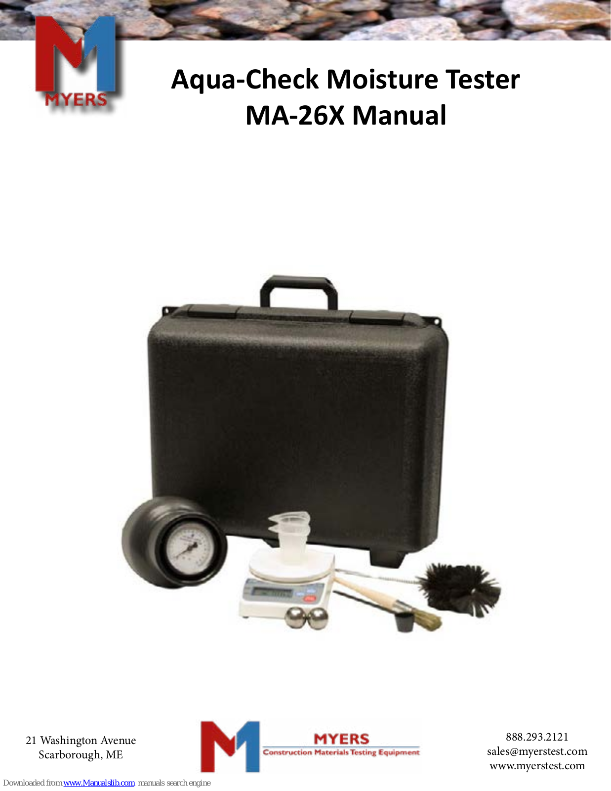 MYERS MA-26X User Manual