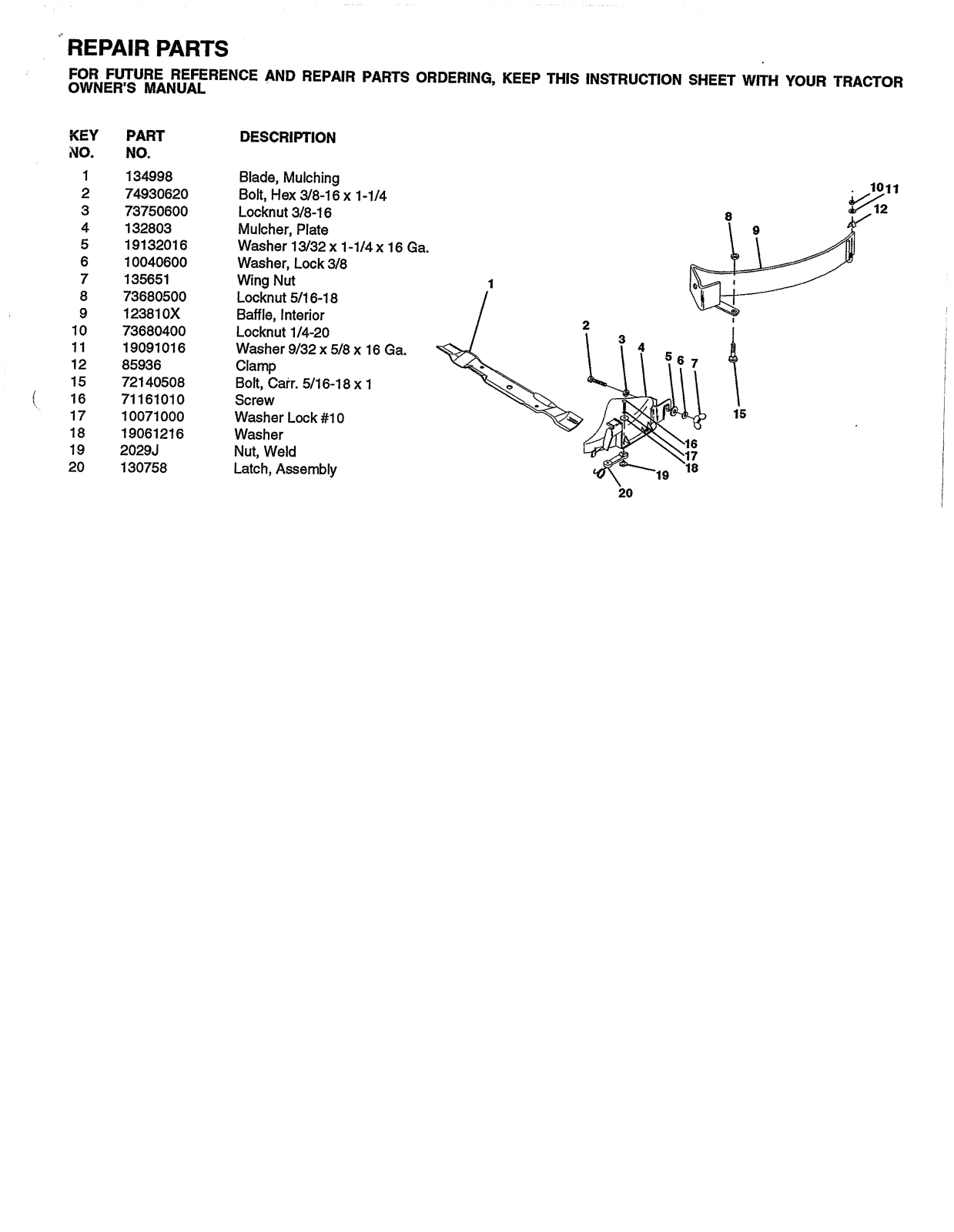 AYP MK240 User Manual