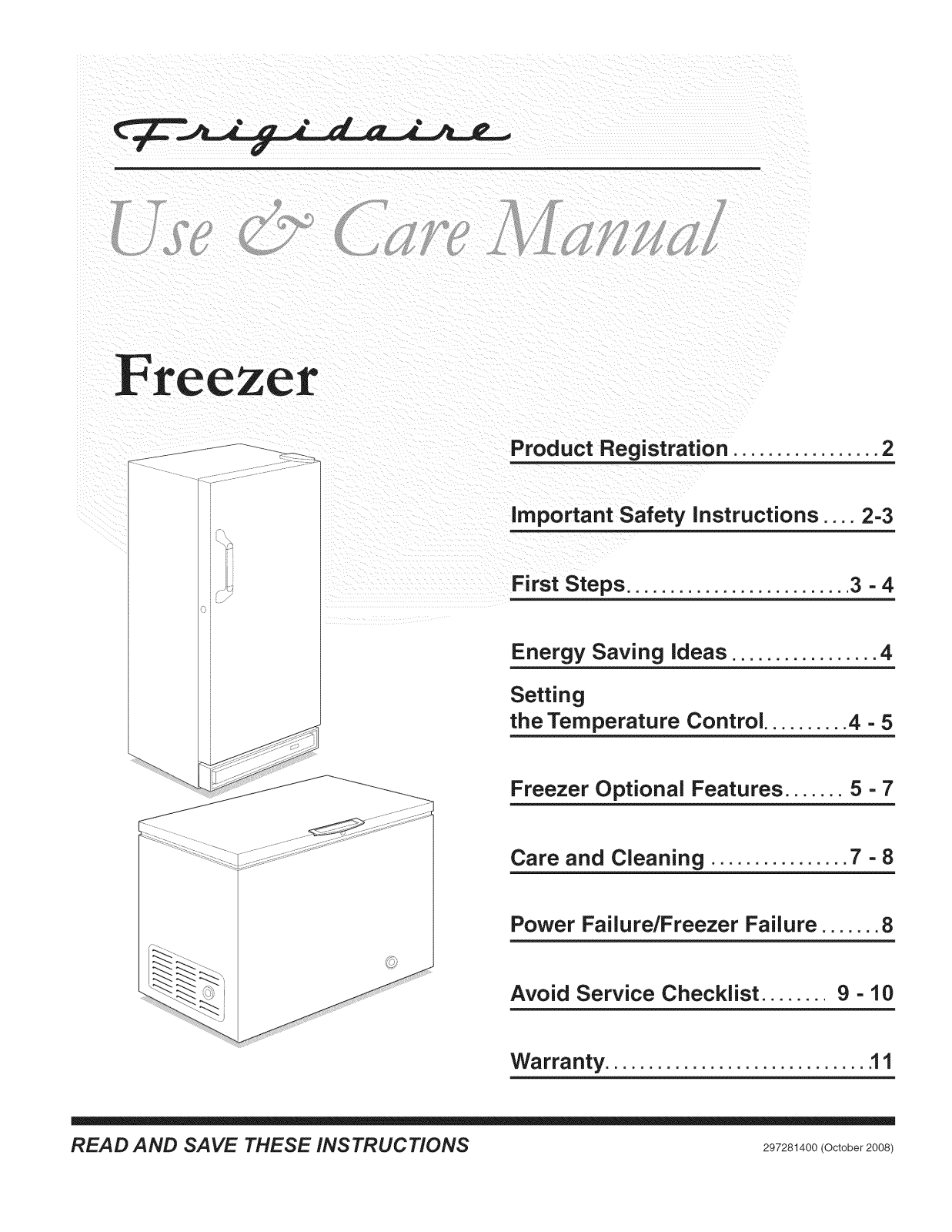 Frigidaire LFFU14F5HWS, LFFU14F5HWR, LFFU14F5HWQ, LFFU14F5HWP, LFFU14F5HWN Owner’s Manual - ManualMachine.com