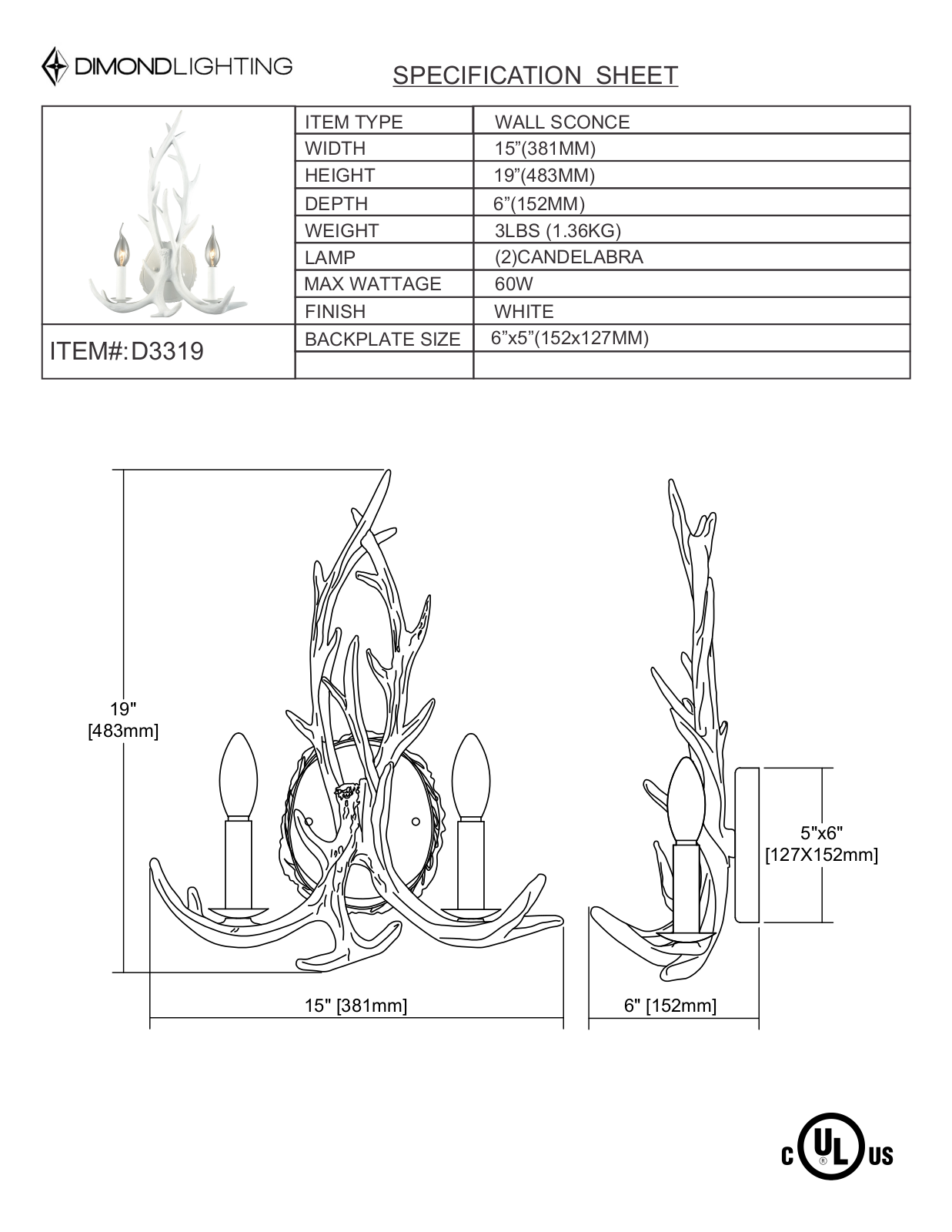 ELK Home D3319 User Manual