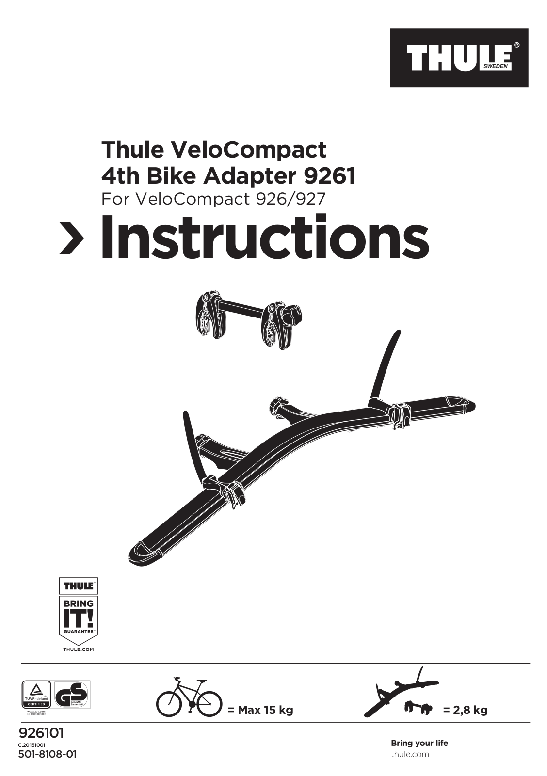 Thule VeloCompact 4th User Manual