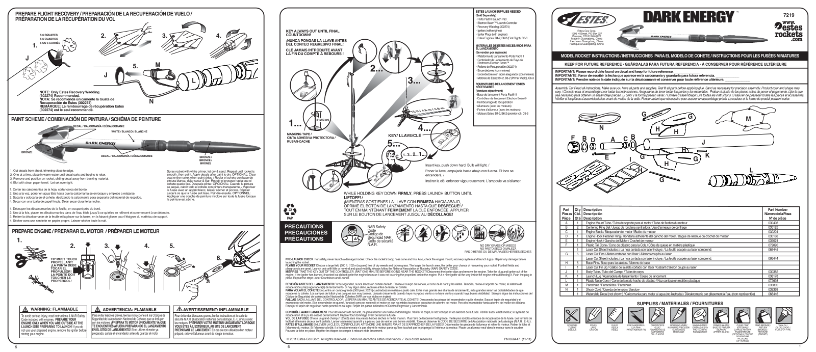 ESTES Dark Energy User Manual