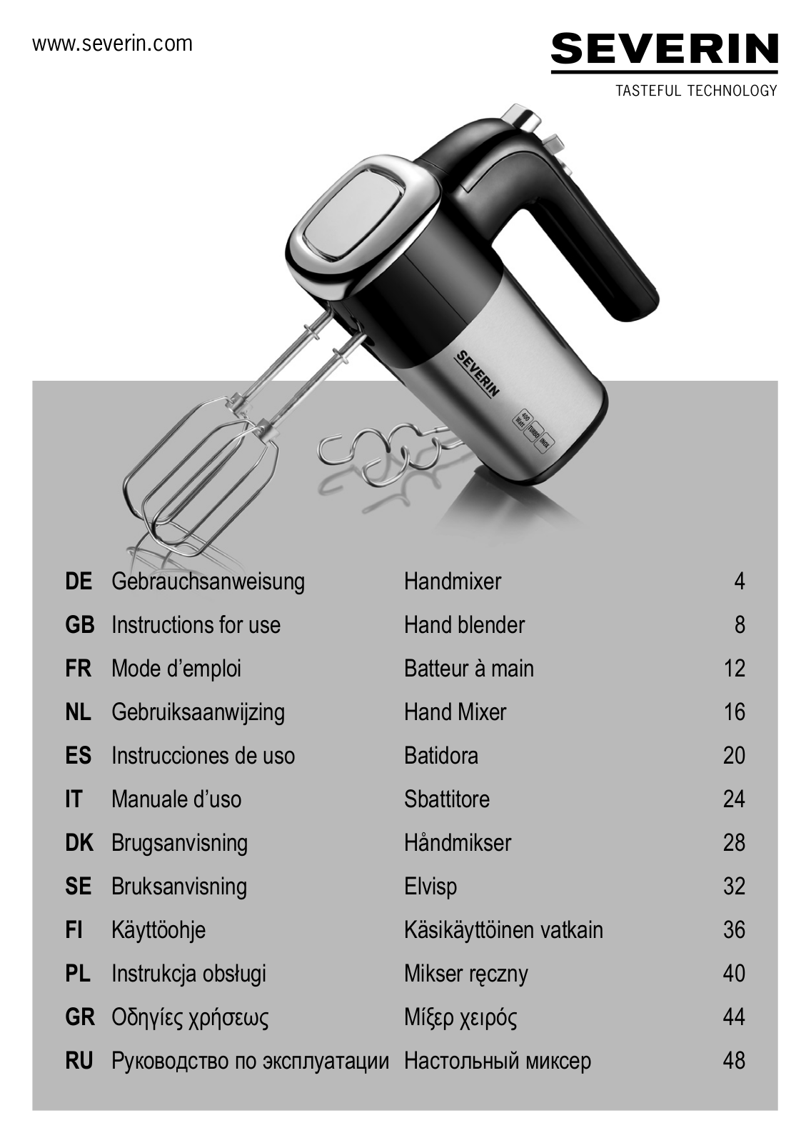 Severin HM 3826 User Manual