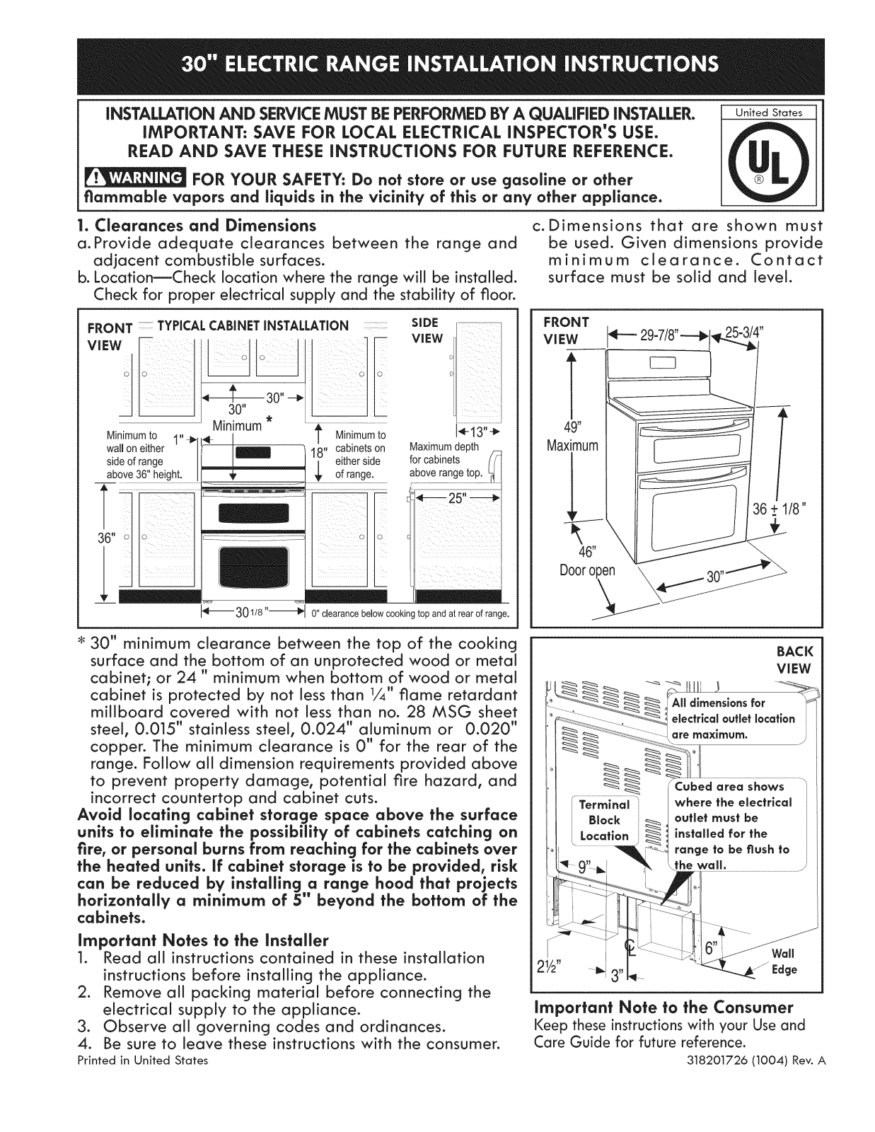 Kenmore 79098059000, 79098059001, 79098059002, 79098053000, 79098053001 Installation Guide - ManualMachine.com